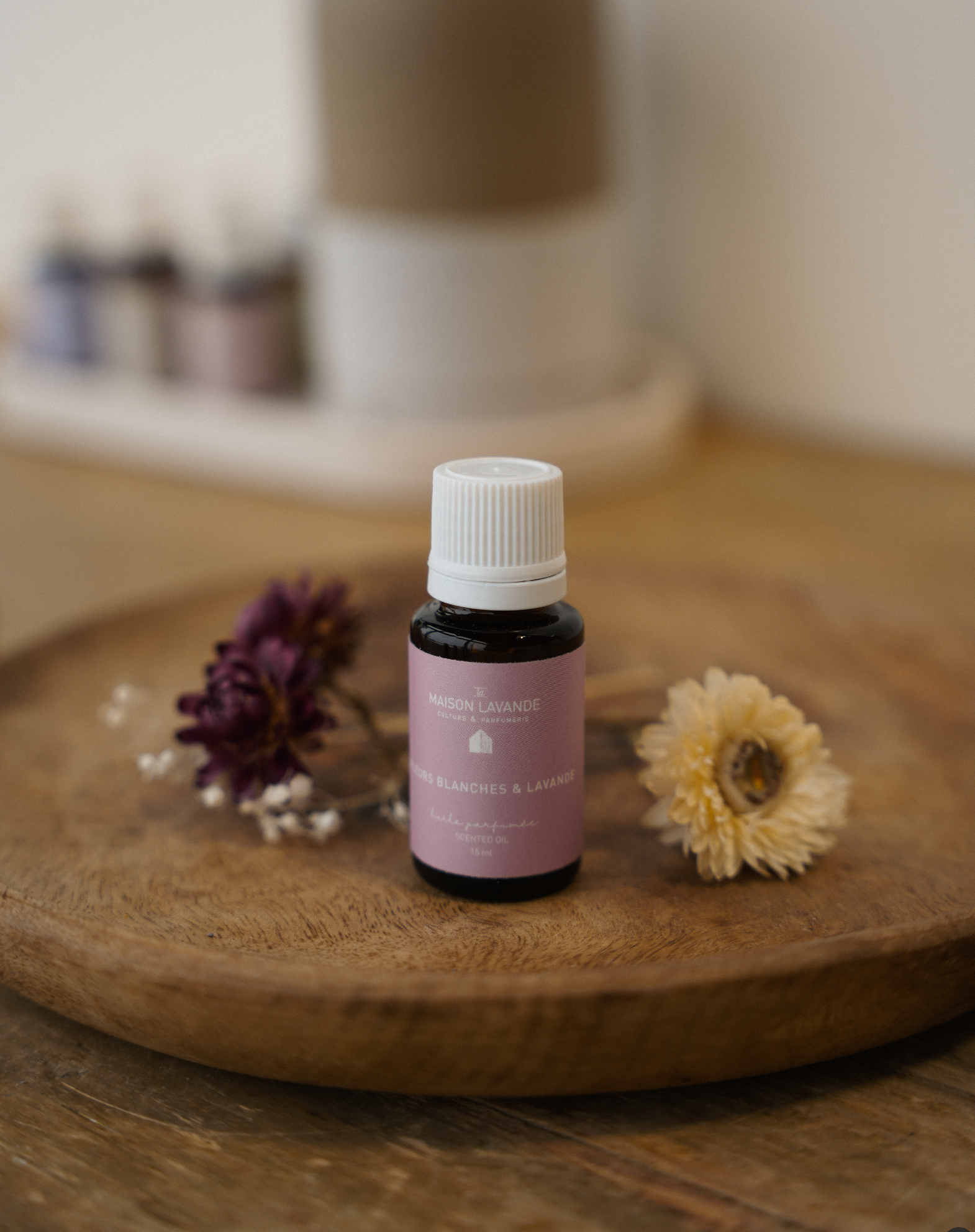 white flower lavender oil Scented oil