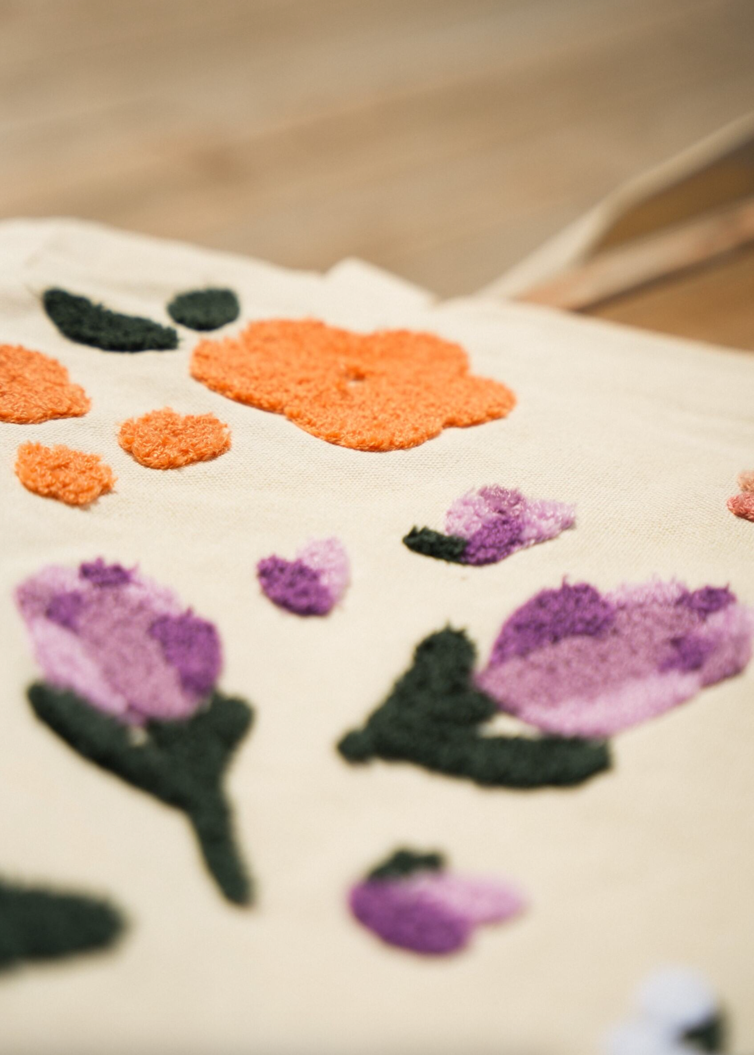 Reusable cotton bag - Summer flowers | La Maison Lavande