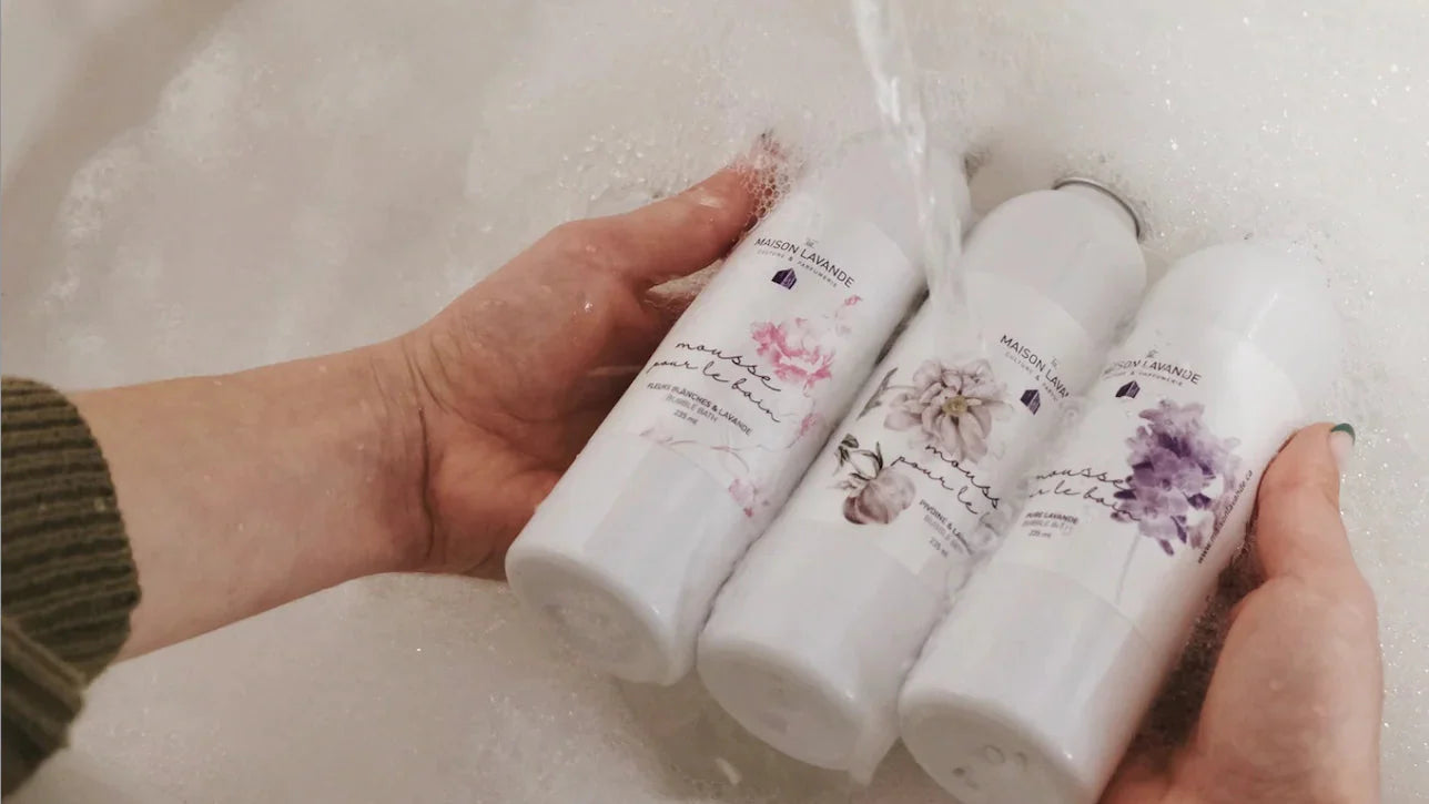 Mousses pour le bain