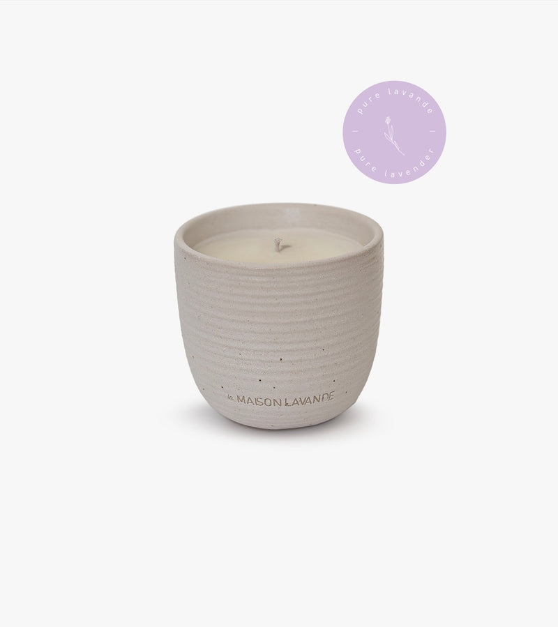 Bougie cire de soya - Pure Lavande