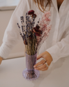 Dried flowers bouquet - Purple