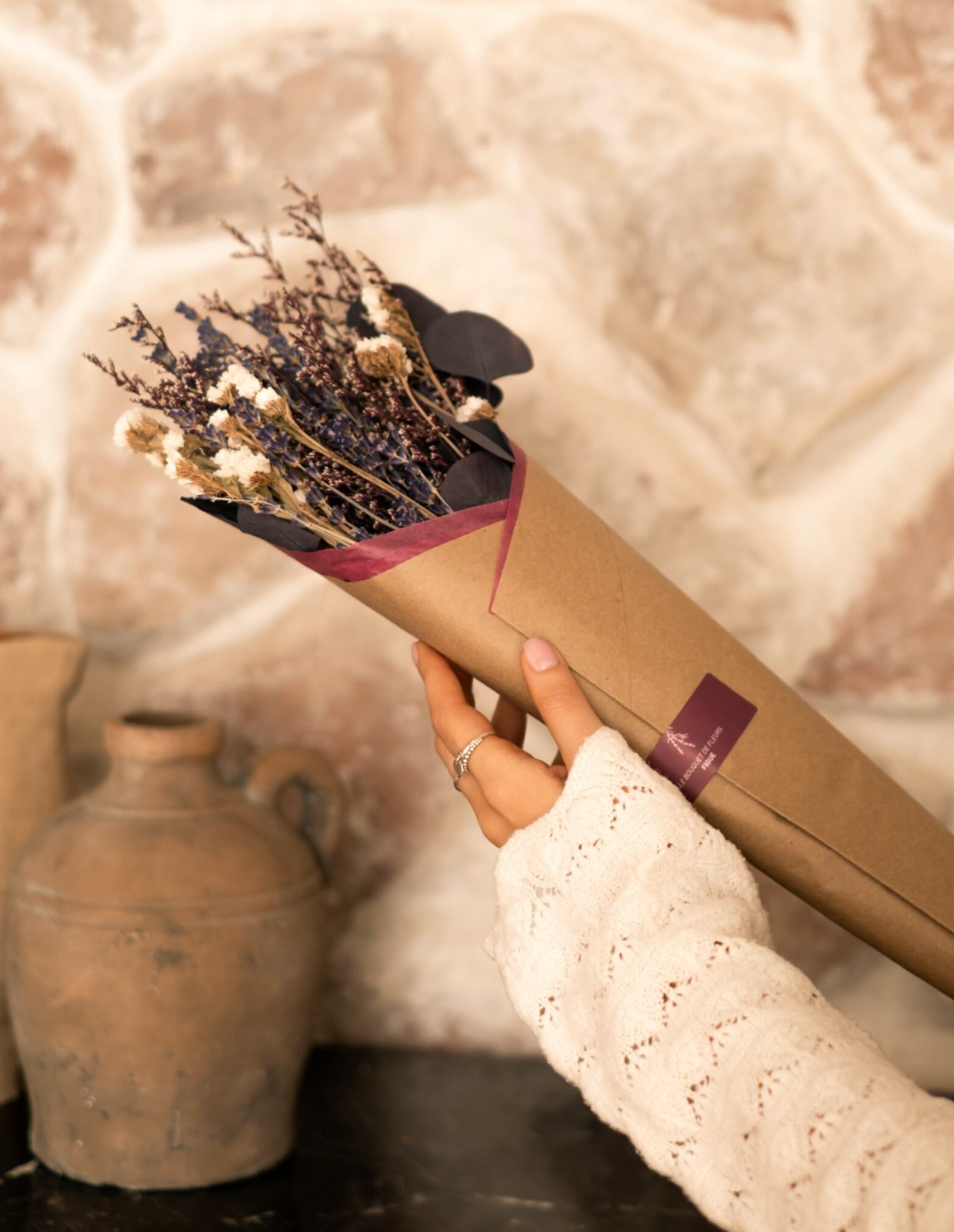 Bouquet de fleurs séchées - Figue