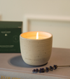 Bougie cire de soya - Bois d'Eucalyptus et Lavande