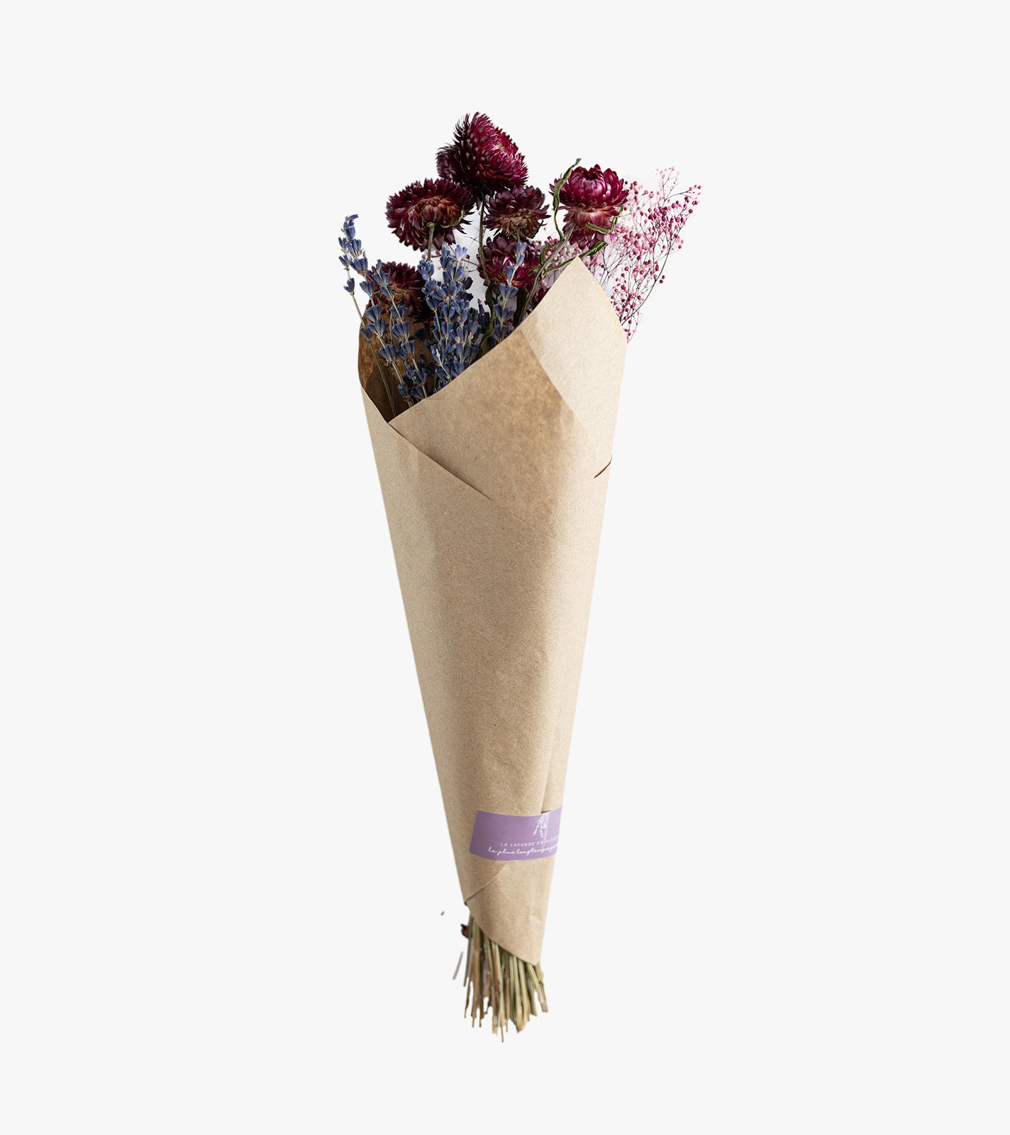 Dried flowers bouquet - Purple