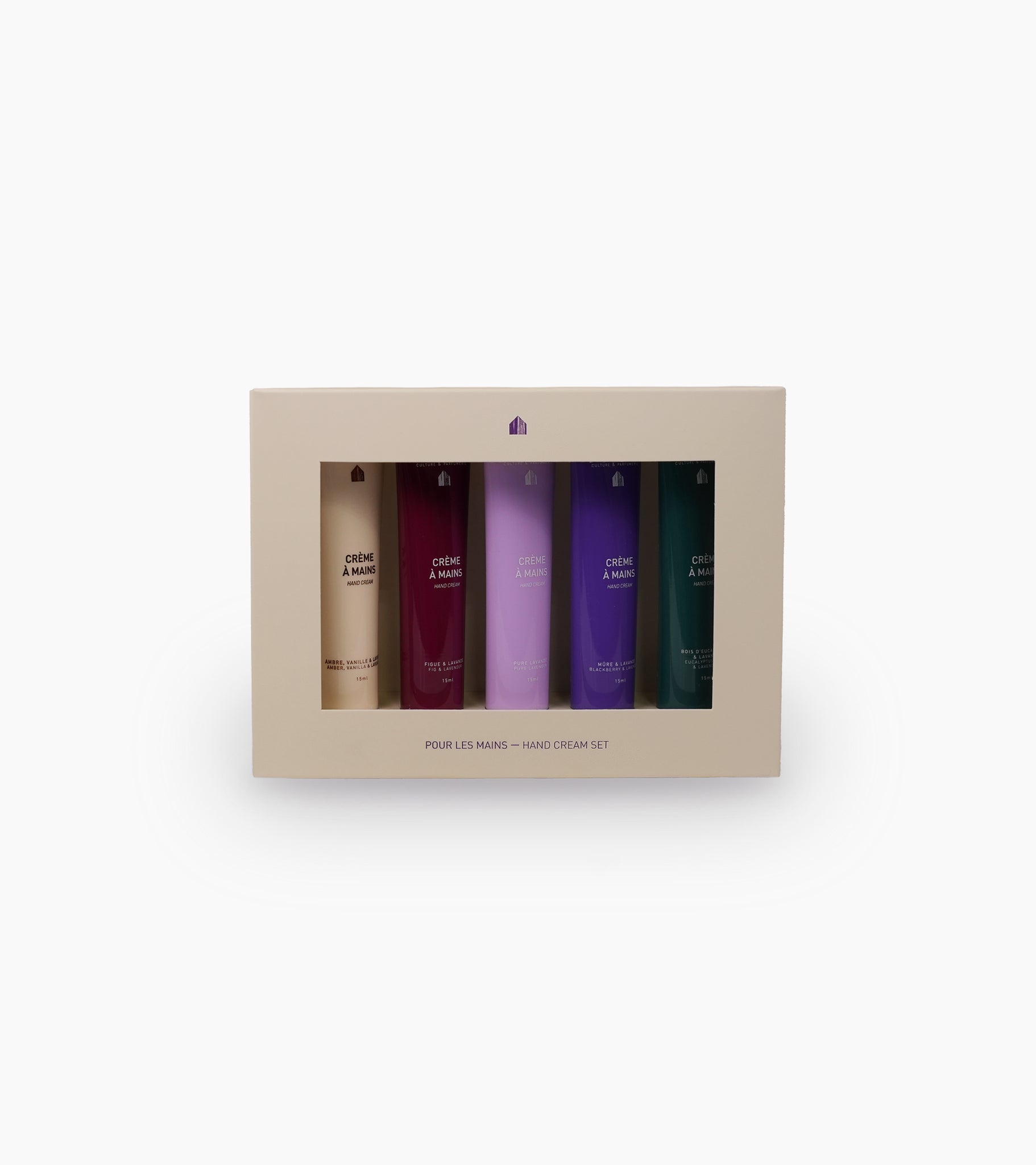 Coffret pour les mains - Cinq cremes a mains 15 ml - La Maison Lavande