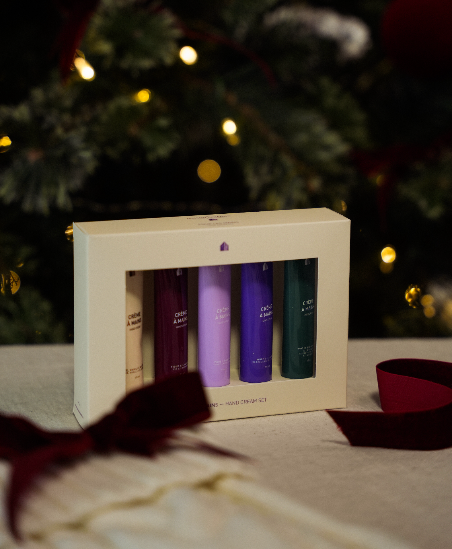 Coffret pour les mains - Cinq cremes a mains 15 ml - La Maison Lavande