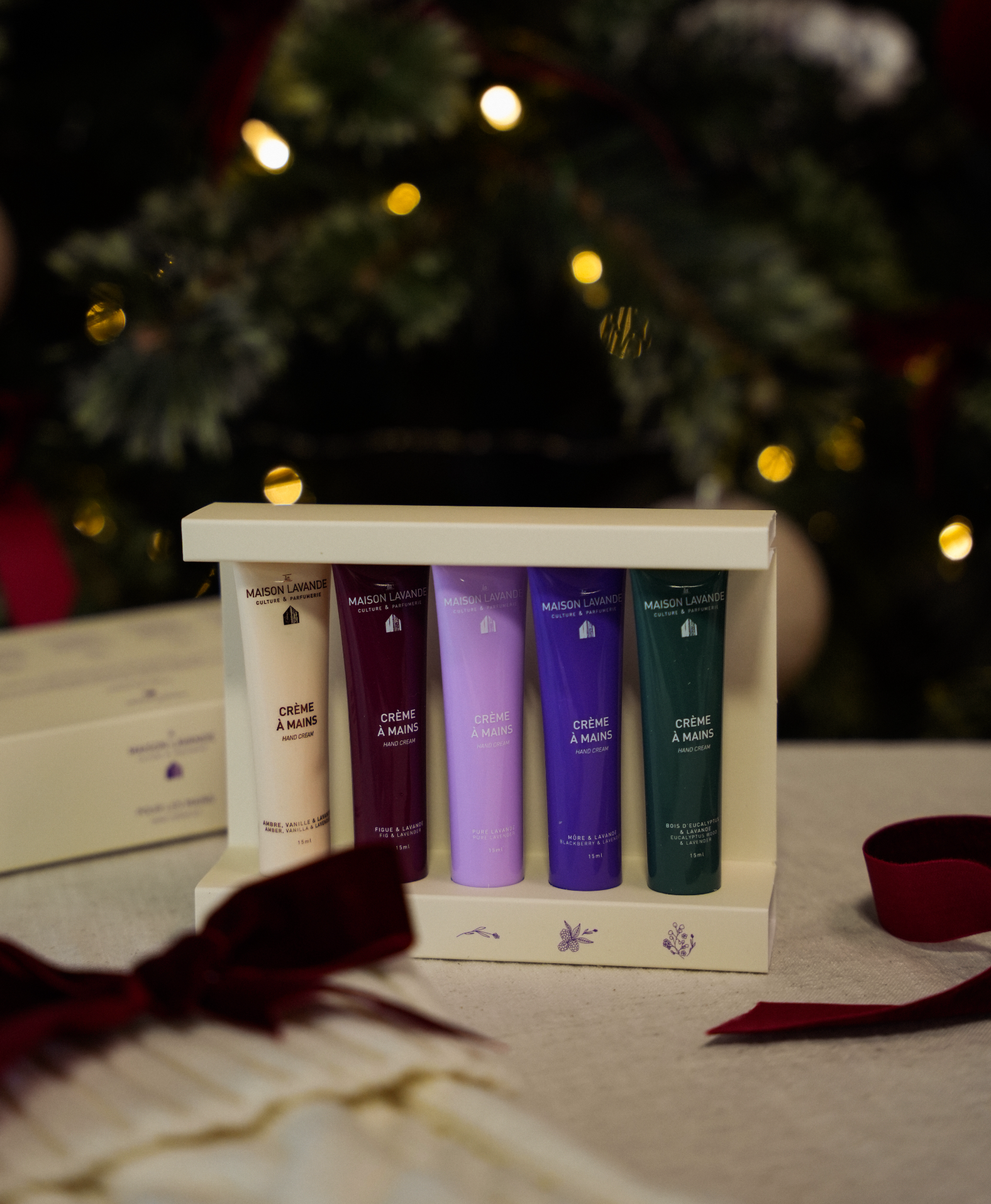 Coffret pour les mains - Cinq cremes a mains 15 ml - La Maison Lavande