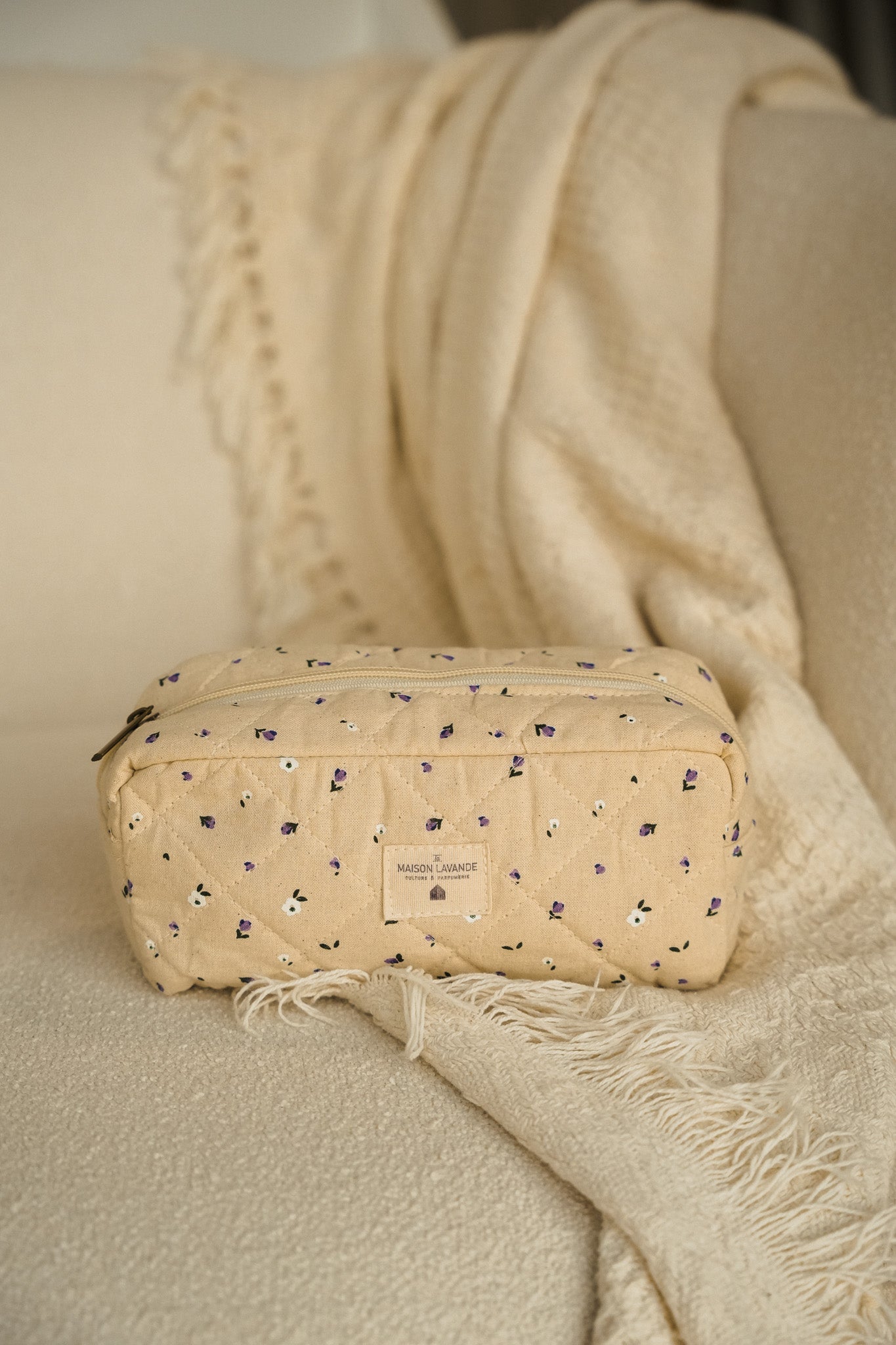 Petite trousse - Fleurs & carreaux