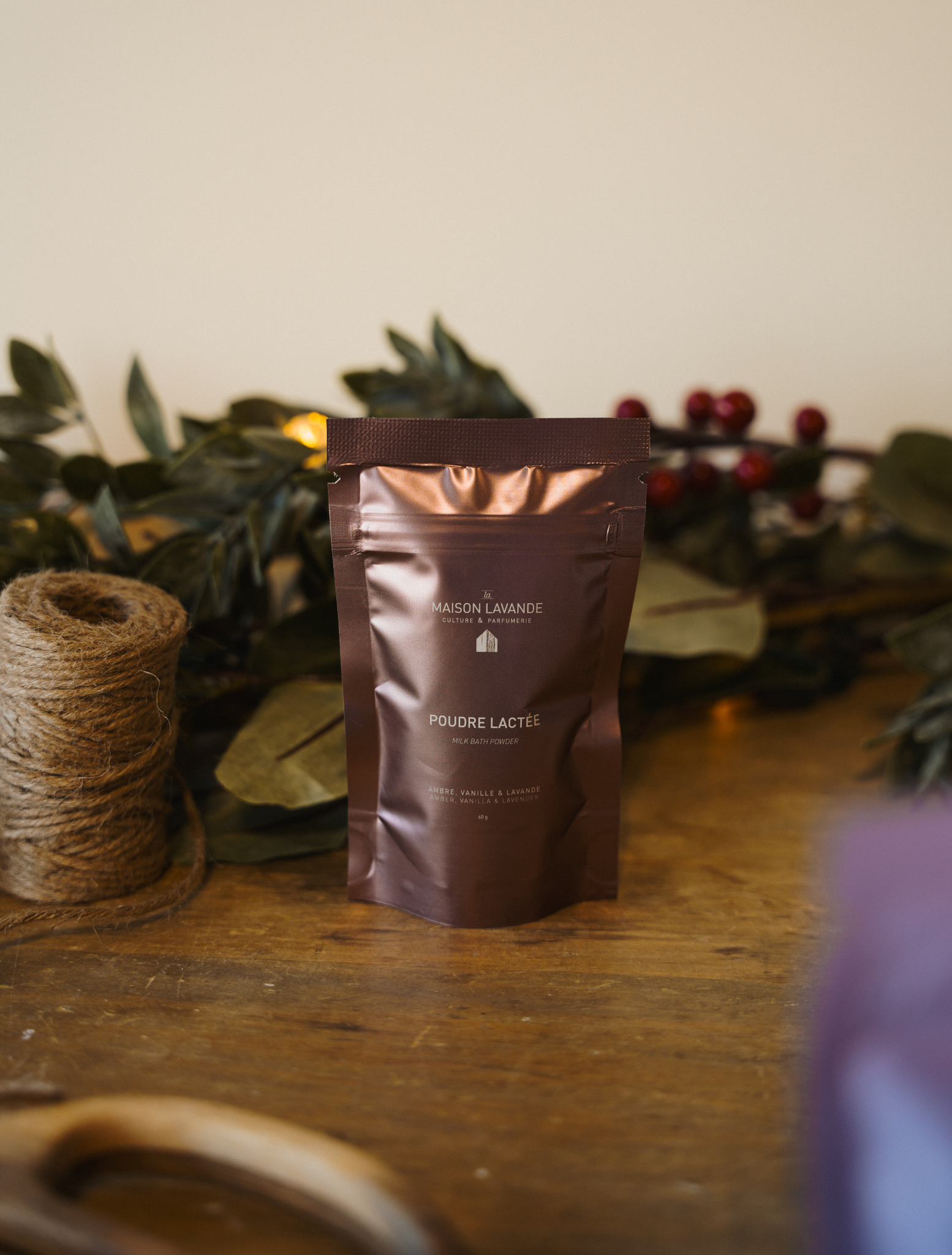 Poudre Lactee format decouverte - Ambre, vanille et lavande - La Maison Lavande
