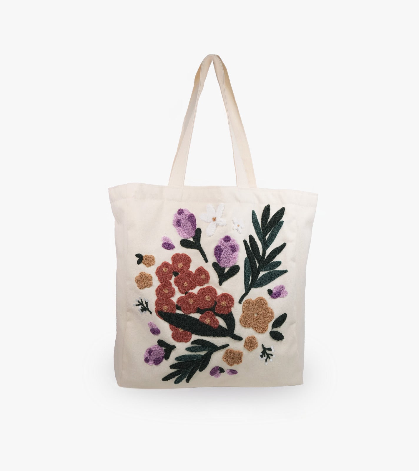 Sac coton réutilisable - Les fleurs d'automne