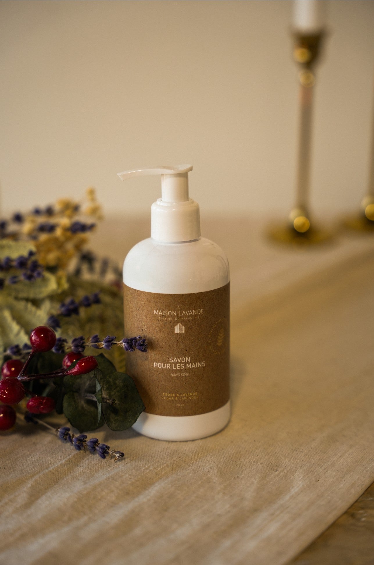 Savon pour les mains - Cedre et lavande