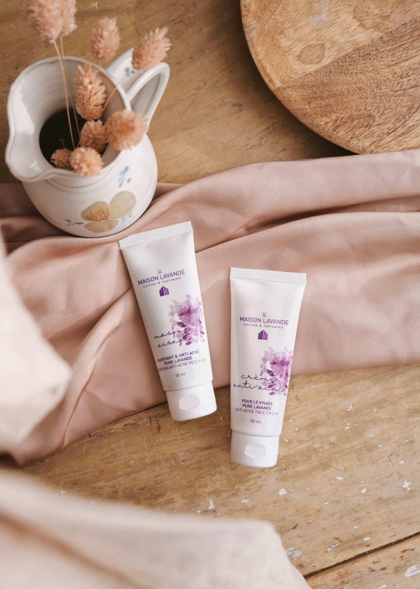 Crème visage anti-acné - Pure Lavande||Anti-acne face cream - Pure Lavender