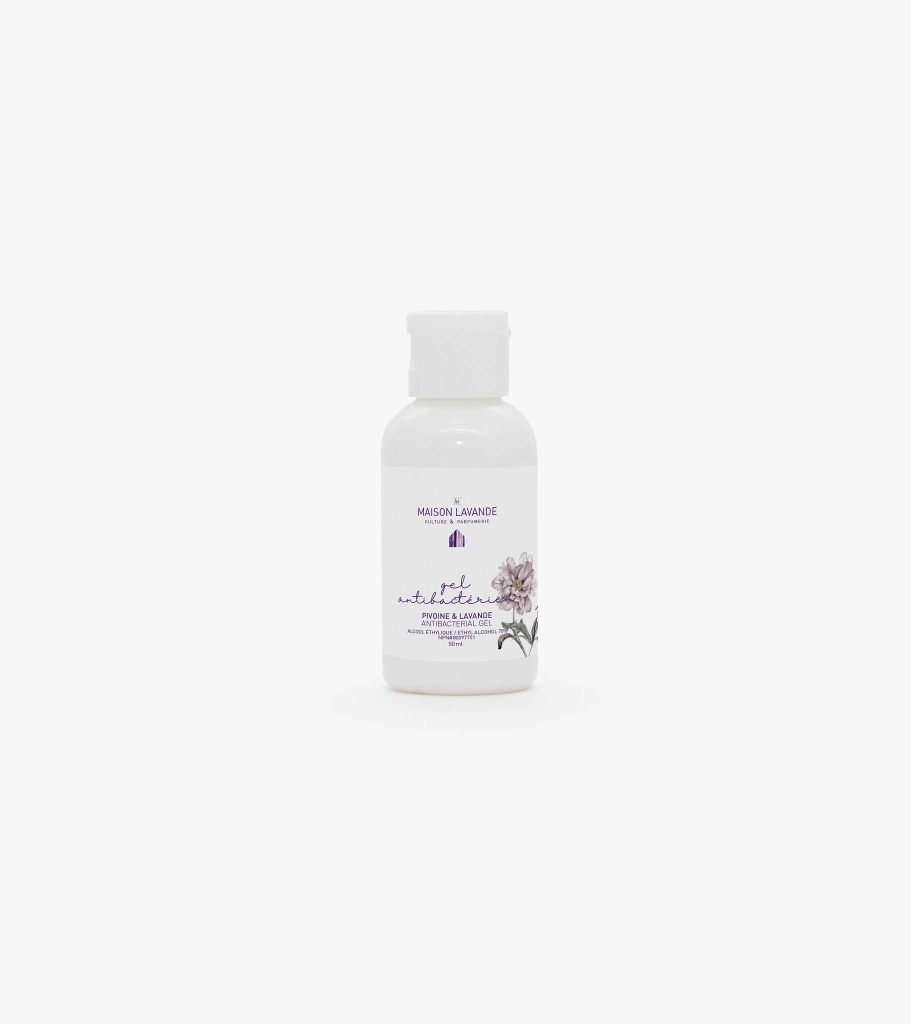 Gel antibactérien - Pivoine & lavande||Antibacterial gel - Peony & lavender