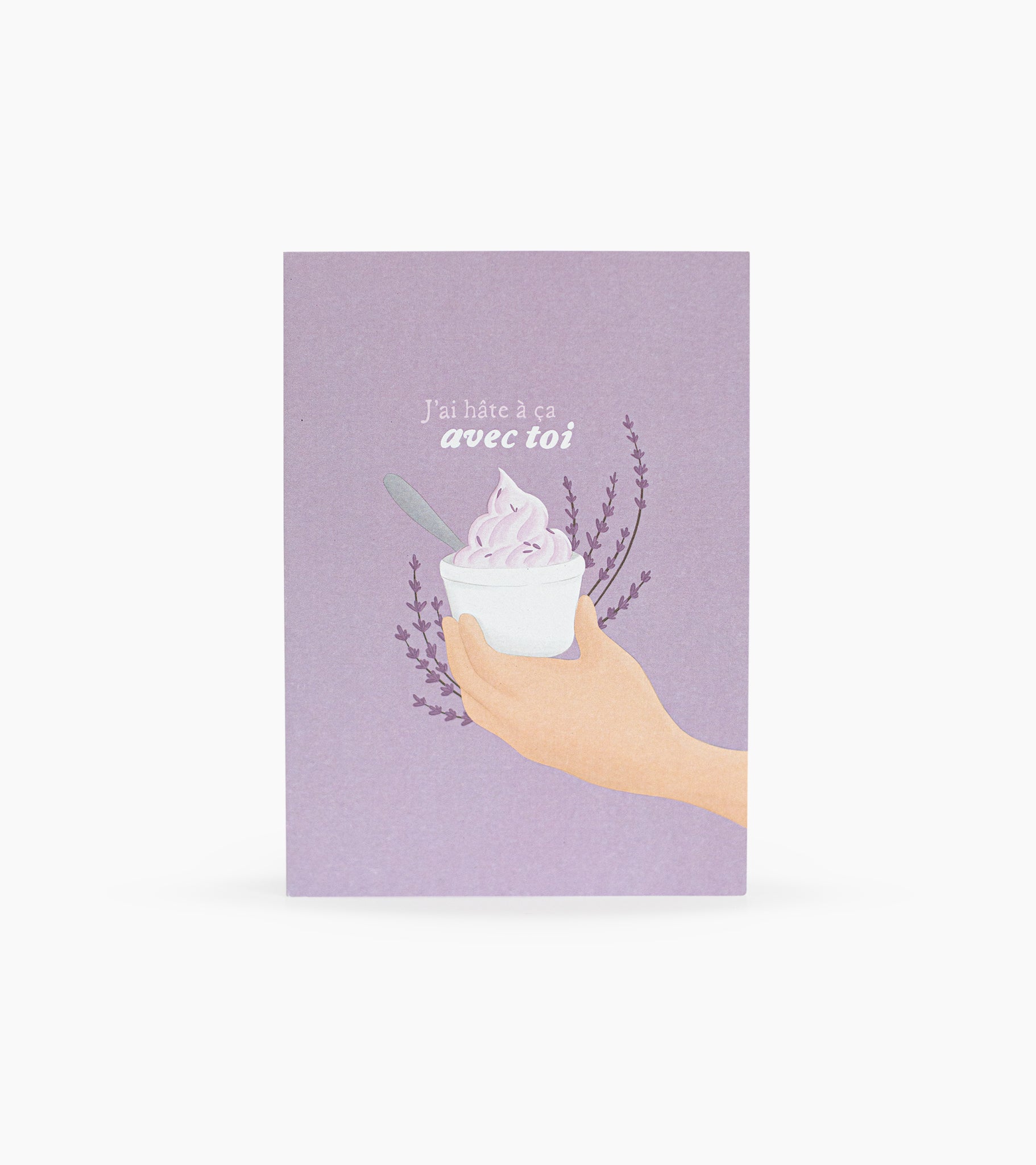 Carte Yogourt glacé | Maison Lavande x Karina Isabelle || Frozen Yogurt Card | Maison Lavande x Karina Isabelle